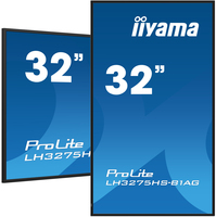 iiyama LH3275HS-B1AG tartalomszolgáltató (signage) kijelző Laposképernyős digitális reklámtábla 81,3 cm (32") LCD Wi-Fi 500 cd/m² Full HD Fekete Beépített processzor Android 11 ...
