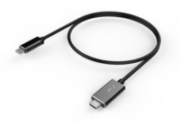 LMP 17083 USB Kabel 1,8 m USB C Grau