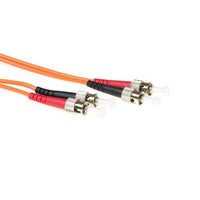 ACT RL1550 Cable de fibra óptica e InfiniBand 50 m ST Naranja