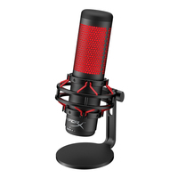 HyperX QuadCast Schwarz, Rot Tischmikrofon