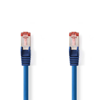Nedis CCGP85221BU10 hálózati kábel Kék 1 M Cat6 S/FTP (S-STP)