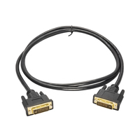 Akyga AK-AV-02 DVI cable 1.8 m DVI-I Black