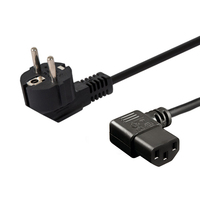 Savio CL-116 power cable Black 1.8 m Power plug type C IEC C13
