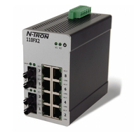 Red Lion 110FX2-ST netwerk-switch Unmanaged Fast Ethernet (10/100) Zwart