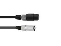 Omnitronic 30225590 audio kabel 1 m Speakon XLR (3-pin) Zwart