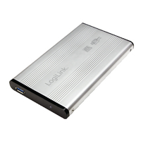 LogiLink UA0106A Speicherlaufwerksgehäuse Silber 2.5" USB