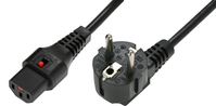 Microconnect EL234S kabel zasilające Czarny 3 m C13 panel
