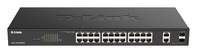 D-Link DGS-1100-26MPV2/E switch di rete Gestito L2 Gigabit Ethernet (10/100/1000) Supporto Power over Ethernet (PoE) Nero