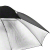Walimex 17675 paraplu Zwart, Zilver