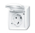 Busch-Jaeger 2083-0-0834 socket-outlet CEE 7/3 White