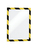 Durable Duraframe Security A4 magnetic frame Black, Yellow