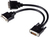 Matrox CAB-L60-2XDF Videokabel-Adapter 0,3 m 1x LFH60 2x DVI-I Schwarz