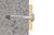 Fischer 514870 screw anchor / wall plug 100 pc(s) Screw & wall plug kit 40 mm