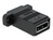 DeLOCK 81309 tussenstuk voor kabels DisplayPort Zwart