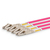 Lanview LVO230501-MTP cable de fibra optica 1 m OM4 Violeta