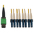 Tripp Lite N390X-01M-8L-AP cavo a fibre ottiche 1 m MPO/MTP 4x LC OFNR OS2 Nero, Blu, Verde, Giallo