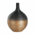 EGLO Saryksu Vase Flaschenförmige Vase Keramik Schwarz, Bronze