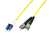 Microconnect FIB411010 InfiniBand/fibre optic cable 10 m LC ST Giallo