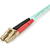 StarTech.com Aqua OM4 Duplex Multimode Fiber Optic Cable - 100 Gb - 50/125 - LSZH - LC/LC - 1 m~1m (3ft) LC/UPC to LC/UPC OM4 Multimode Fiber Optic Cable, 50/125µm LOMMF/VCSEL Z...