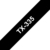 Brother TX-335 Etiketten erstellendes Band Schwarz auf weiss