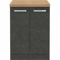 Meuble d'Appoint 60 x 51,6 x 85 cm Gris
