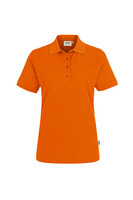 Damen Poloshirt MIKRALINAR®, orange, 4XL - orange | 4XL: Detailansicht 1