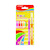 Flamastry KEYROAD Fiber Marker, neon, 8szt., zawieszka, mix kolorów
