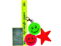 Kids Care Reflektorstreifen-Set, reflektierende Streifen und Figuren