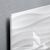 Glasmagnetboard artverum Detail 01 White Wave