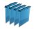 ELBA Hängemappe "Polypro Design" A4, PP 0,5 mm, V-Boden, seitlich offen, für ca. 330 DIN A4-Blätter, blau, Packung mit 10 Stück