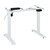 Relaxdays Tischgestell höhenverstellbar elektrisch, 71-121 cm, Motortisch mit Speicherfunktion, Stehschreibtisch, weiß