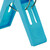 Relaxdays Strandtuchklammern, 16 Stück, XXL Wäscheklammern für Badetücher uvm., HxBxT: 12 x 2 x 8 cm, Kunststoff, blau