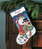 Counted Cross Stitch Kit: Stocking: Santa and Snowman