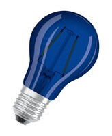 LED-Dekolampe E27 blau LEDSCLA152,5W/190230