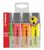 Stabilo BOSS Highlighter Pen Chisel Tip 2-5mm Line Assorted Colours (Pack 4)