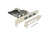 Schnittstellenkarte PCI Express an USB 3.0 3x extern 1x intern + LP SATA Power VIA, Delock® [89301]