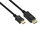 Anschlusskabel DisplayPort 1.2 an HDMI 1.4b, 4K @30Hz, vergoldete Kontakte, CU, schwarz, 1m, Good Co