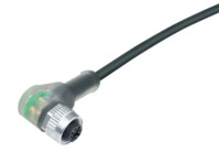 Sensor-Aktor Kabel, M12-Kabeldose, abgewinkelt auf offenes Ende, 3-polig, 5 m, P