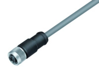 Sensor-Aktor Kabel, M12-Kabeldose, gerade auf offenes Ende, 5-polig, 2 m, PVC, g