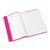 Heftumschlag, für Hefte A4, Polypropylen-Folie, 21 x 29,7 cm, pink gedeckt