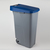 Mülltonne 110 Liter mit Deckel 420 x 570 x 880 mm Kunststoff blau