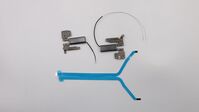 Gunmetal left and right hinge assembly with antenna Egyéb notebook alkatrészek