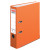 Ordner maX.file protect A4 8cm orange, PP-Kunststoffbezug/Papier hellgr. besch.