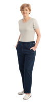 CareActive Pflegeoverall unisex Jeans mit Shirt verbunden Suprima L= Damen 44/46 - Herren 50/52 ( 1 Stück ), Detailansicht