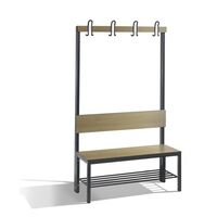 BASIC PLUS cloakroom bench, single sided