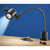 Lampe industrielle à diodes LED et bras flexible IP65