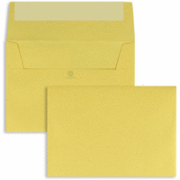 Briefumschläge C6 120g/qm haftklebend VE=200 Stück mellow yellow