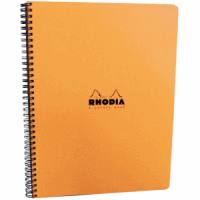 Meeting Book A4+ 80 Blatt mit Vordruck orange