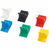 Brief- oder Eckenklammer Zacko 1 11x14mm VE=100 Stück Grundfarben sortiert
