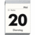 Tagesabreißkalender 305 XL 8,2x10,7cm 2025